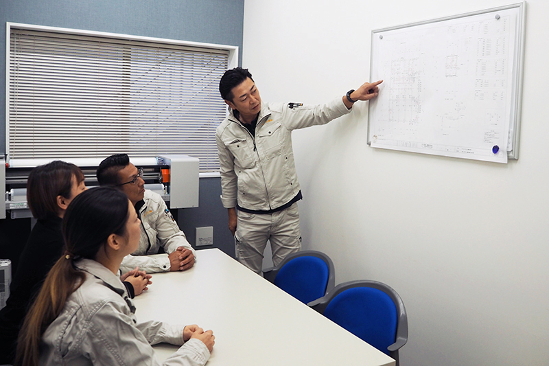 北陸工業　社内打合せ